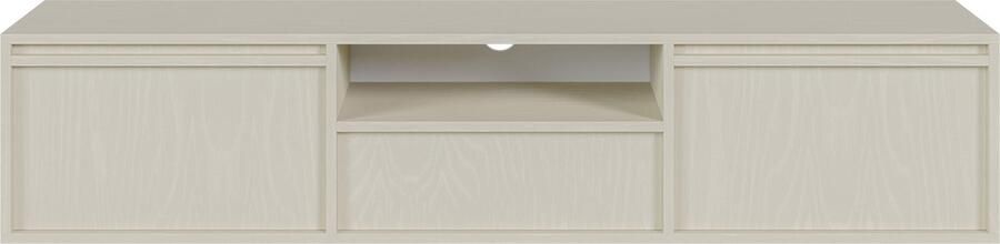 Selsey Evo RTV-kast met twee deuren een lade en een frame van 154 cm Beige