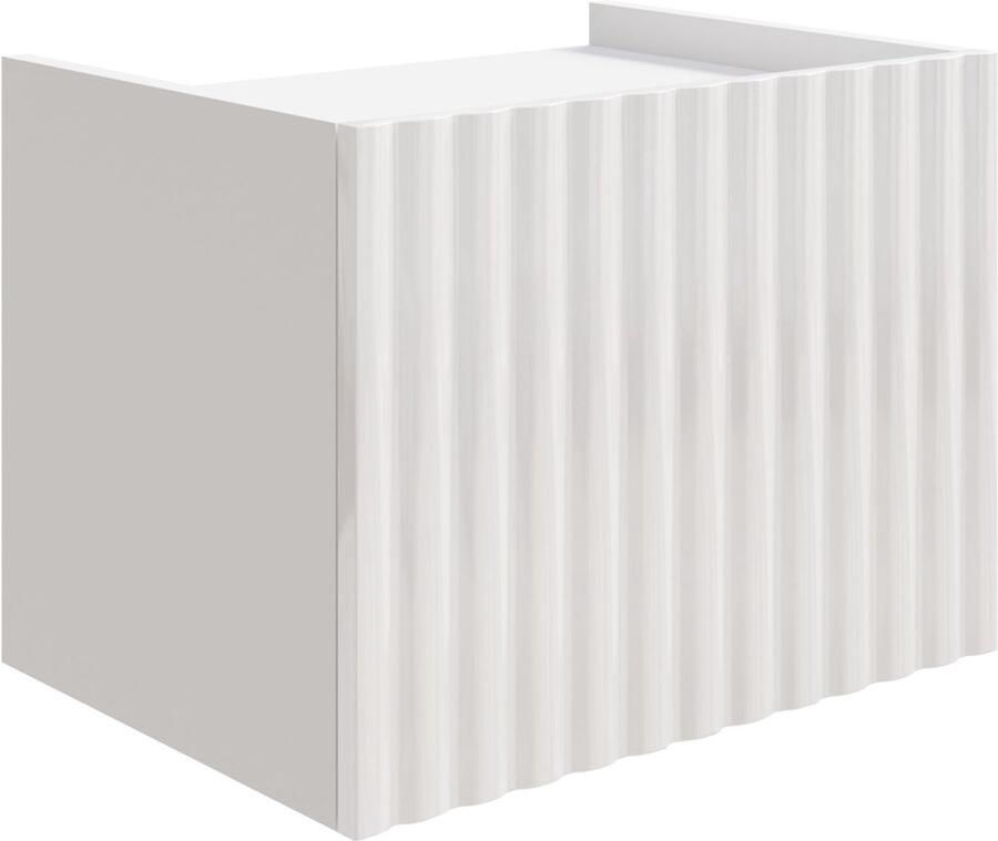 Selsey Fiorra – Hangend nachtkastje – hoogglans wit – 48 cm