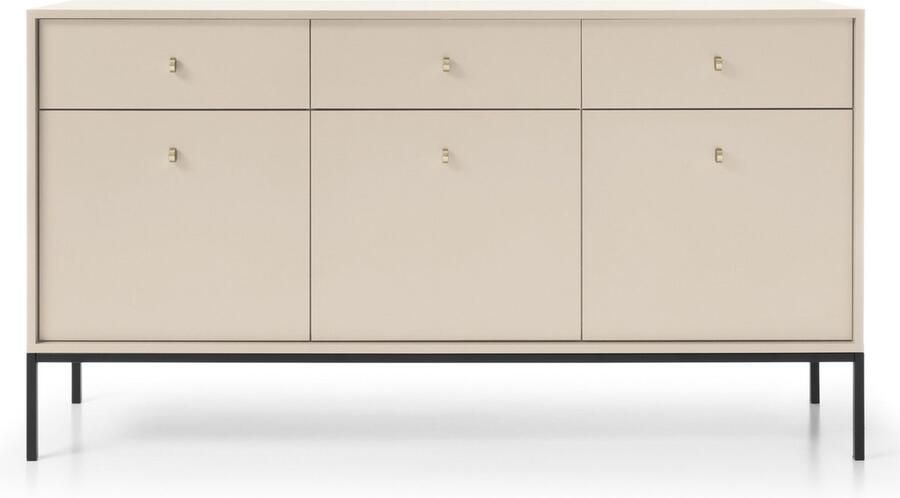Selsey Monne Dressoir drie deuren Beige