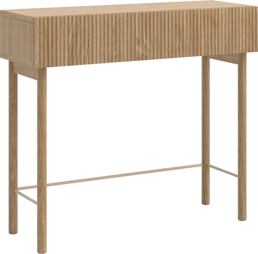 Selsey NOLIE Console met lade en poten 90 cm Geolied Eiken
