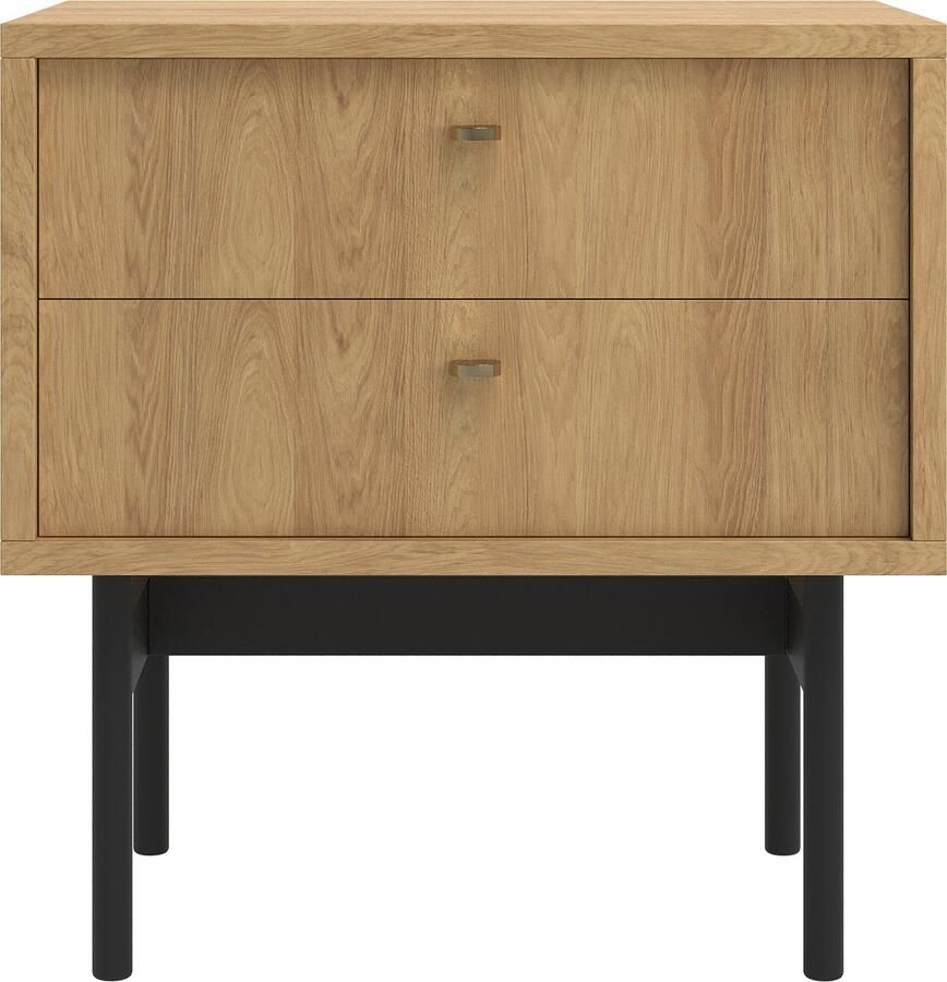 Selsey OLAR Nachtkastje Olar 55 cm Natuurlijk hickory - Foto 2