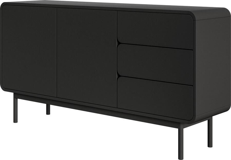 Selsey Oro Dressoir 154 cm zwart