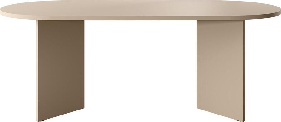 NADUVI Collection Philipa Eettafel Cappuccino