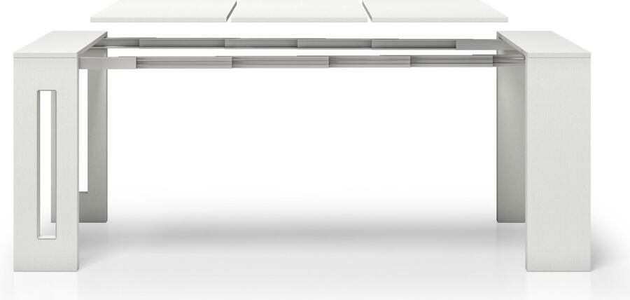 Selsey Roma Uitschuifbare Italiaanse tafel 90x45 190 cm Beton