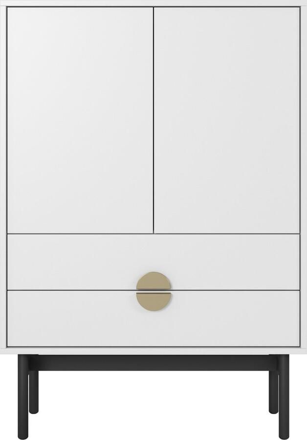 Selsey Stoon Hoge ladekast 85 cm wit - Foto 2