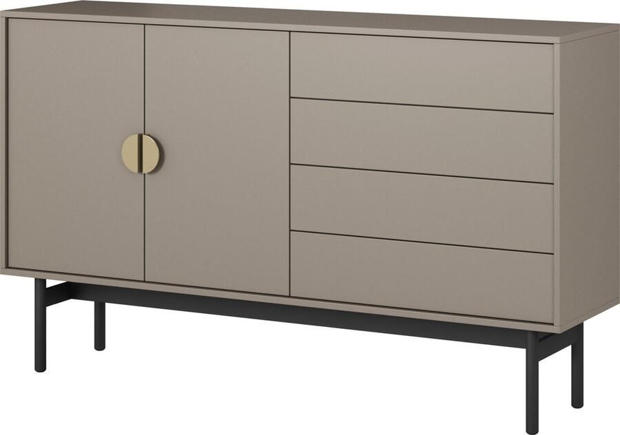 Selsey Stoon Dressoir 154 cm Beige Cappuccino