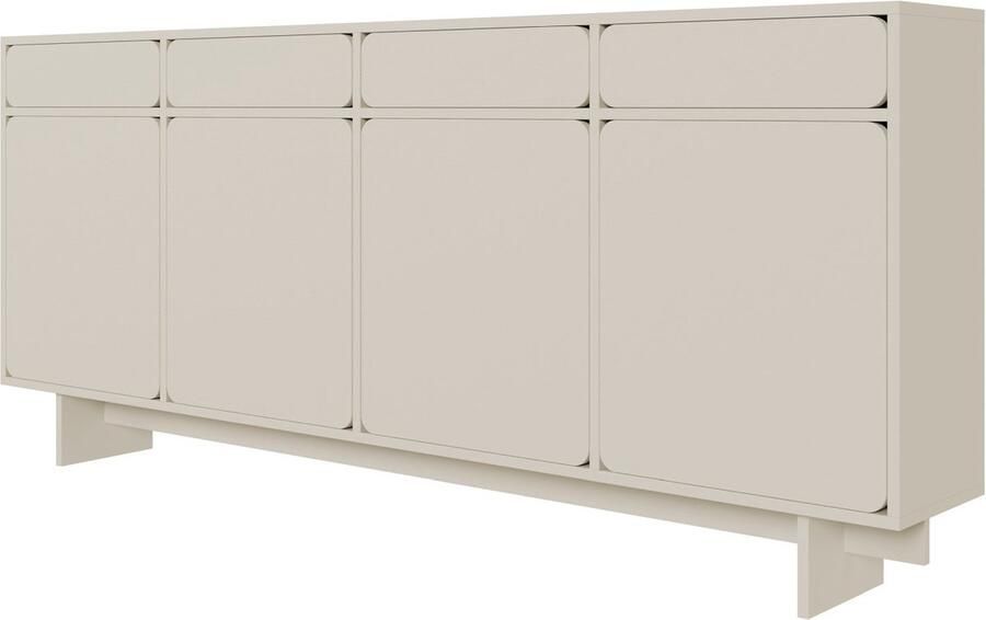 Selsey WUWU Dressoir met 4 deuren greige 200 cm
