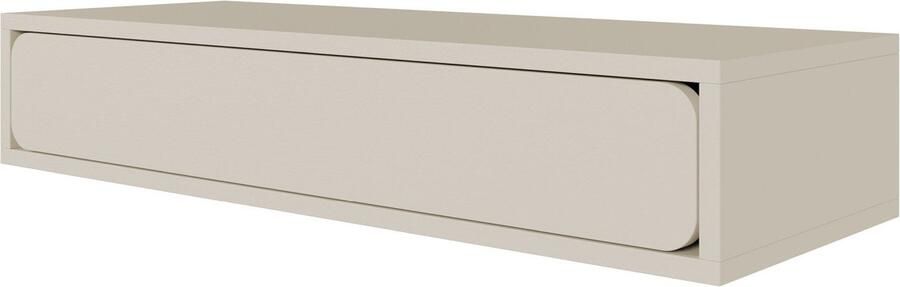 Selsey WUWU Hangende wandconsole met lade greige 90 cm