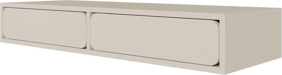Selsey WUWU Wandkaptafel met 2 lades greige 110 cm