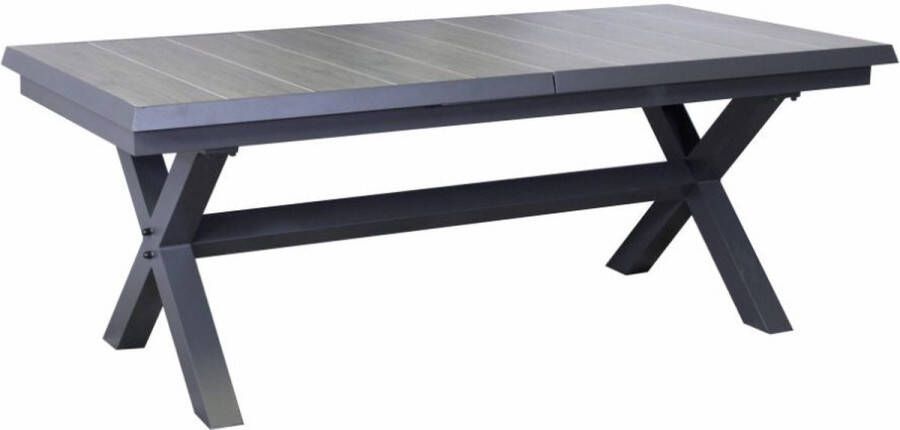 SenS-Line Monaco Keramiek Uitschuifbare tuintafel 207-267cm Antraciet - Foto 2