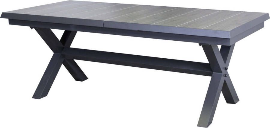 SenS-Line Monaco Keramiek Uitschuifbare tuintafel 207-267cm Antraciet - Foto 1