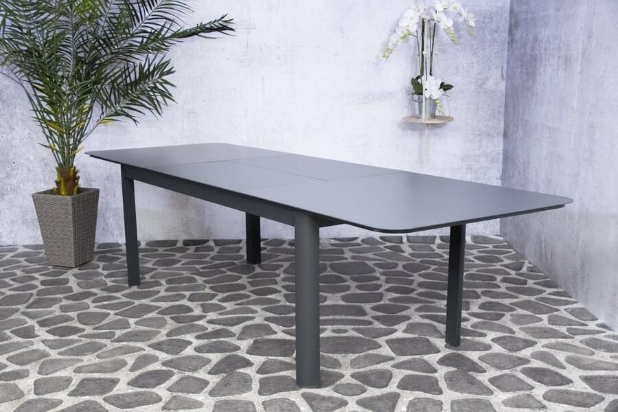 SenS-Line Bolero Verstelbare Tuintafel 200 300x100cm Grijs