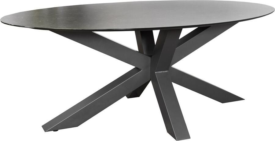 SenS-Line Donna Ovale Tuintafel 220x100cm Keramiek