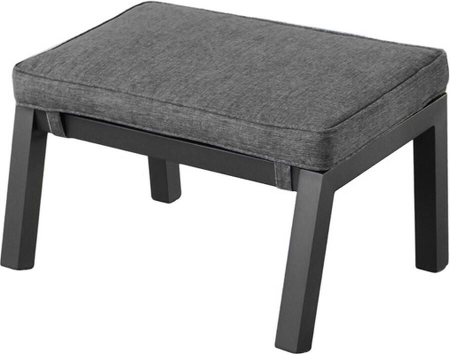 SenS-Line Hocker Grijs Aluminium 45x60x30 cm Hocker Milano