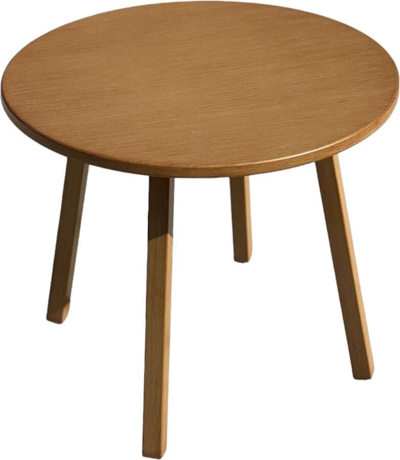 SenS-Line Porto Sidetable ø58cm Aluminium Houtpatroon - Foto 2
