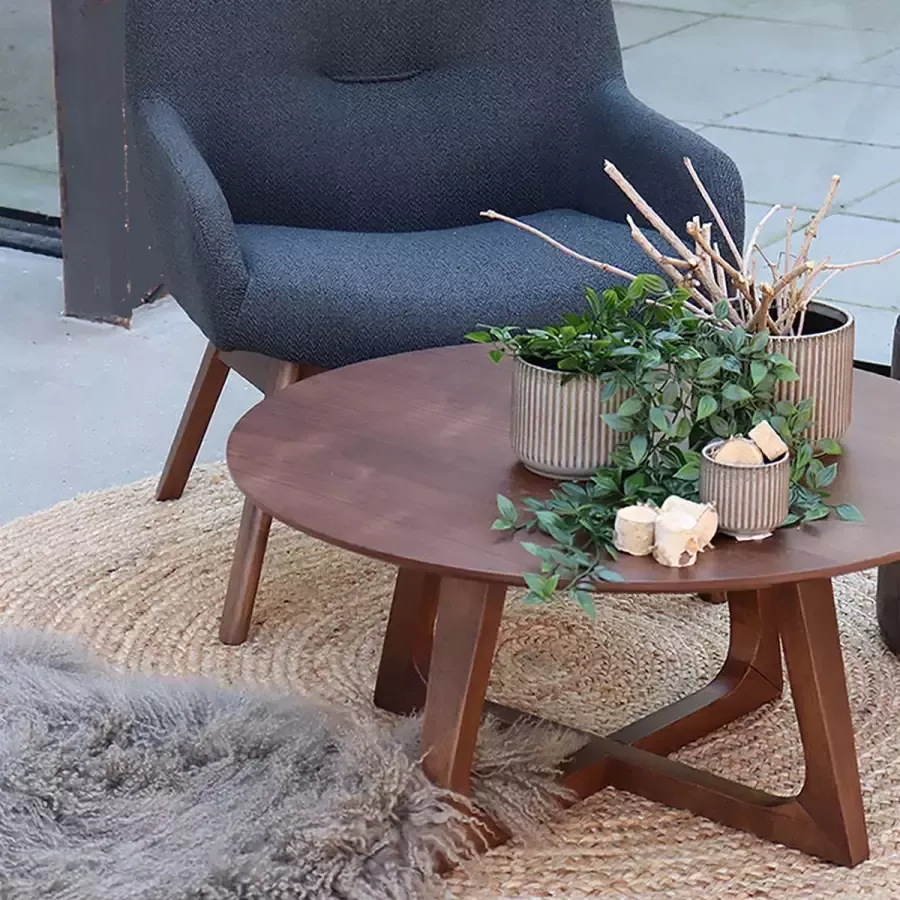 SENSHA.SHOP Bombay vloerkleed jute rond naturel diameter 120 cm