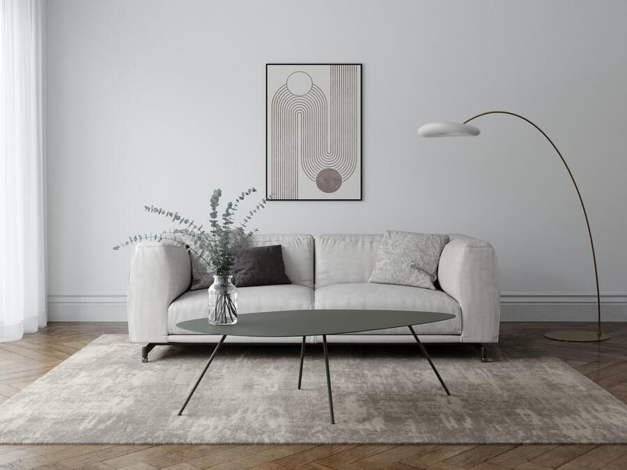 Sentimo Bijzettafel Rosemary Style 1 RAL1019 Fine Texture