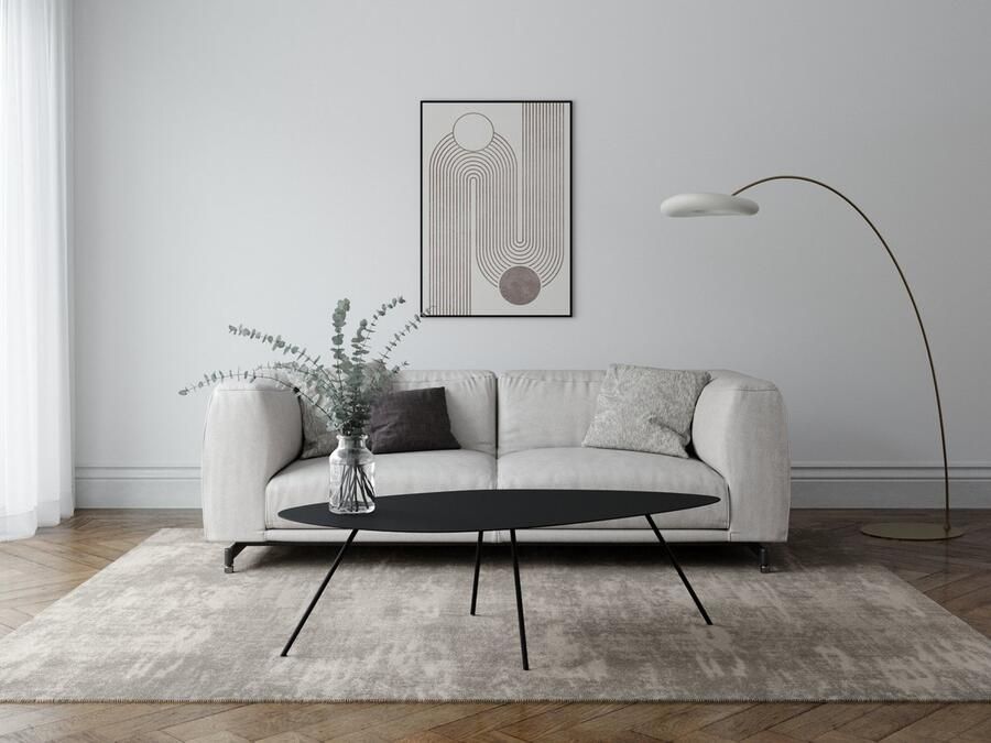 Sentimo Bijzettafel Rosemary Style 1 RAL 9005