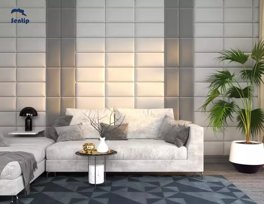 Sentip wandpanelen 3D AKOESTISCH GESTOFFEERDE PANELEN hoofdbord stoffen Muurpanelen