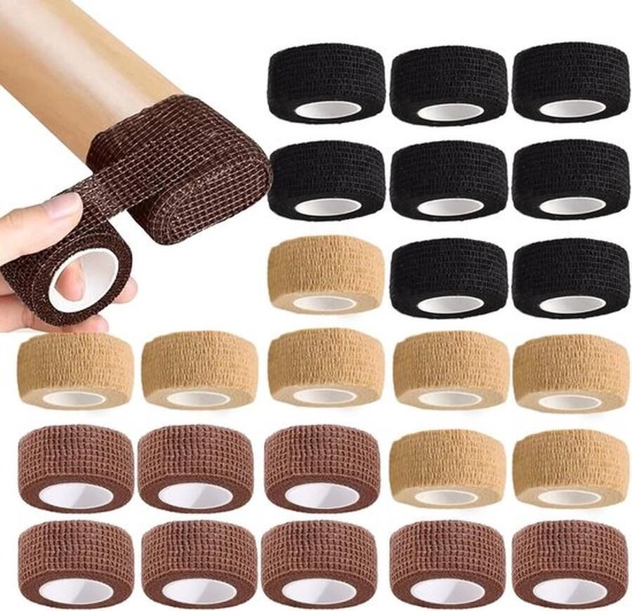 Senza Marchio 12 Rollen Zelfklevende Viltdoppen Stoelpootbeschermers Voor Stoelen Waterdicht Antislip Tapes Meubels Beenpads Tape Vloerbeschermer