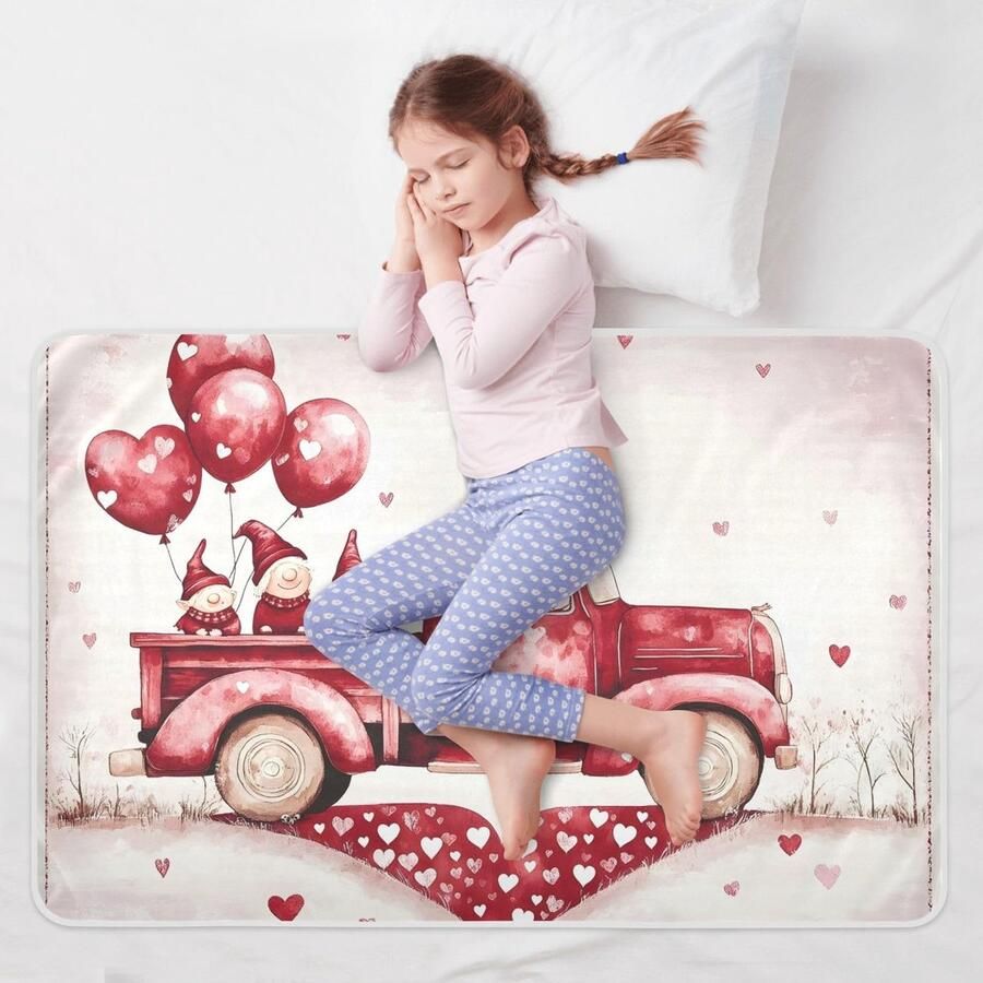 Senza Marchio 34 x 52 Waterdichte Pads Hart Truck Valentijnsdag Absorberende Lekvrije Pad Protector Volwassen Wasbare Incontinentie Bed Pads