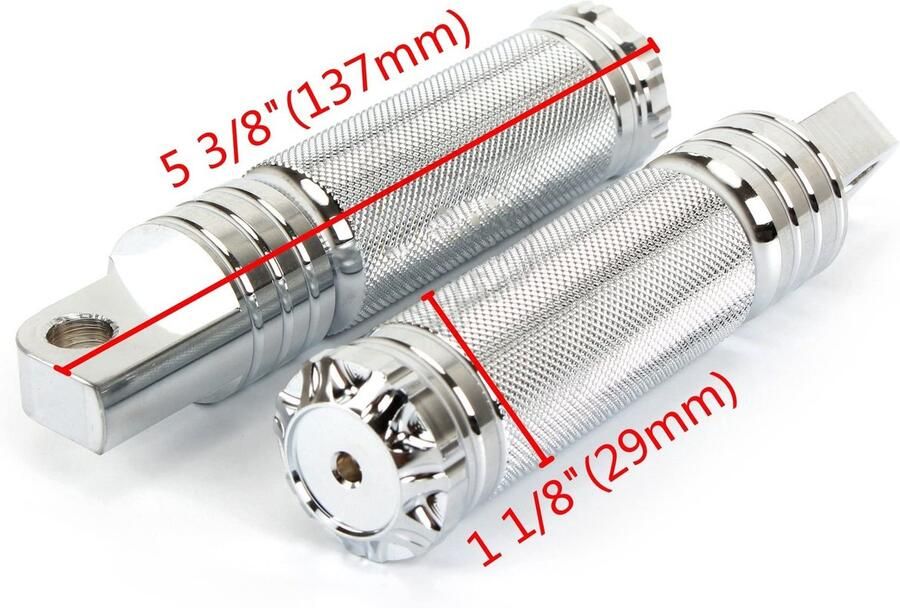 Senza Marchio 38mm Engine Guard Voetsteun Voor Harley Touring RoadKing Sportster 883 Softail Dyna Motorfiets Snelweg Voetsteunen Voetsteun Voetsteunen (Color : 32mm-3)