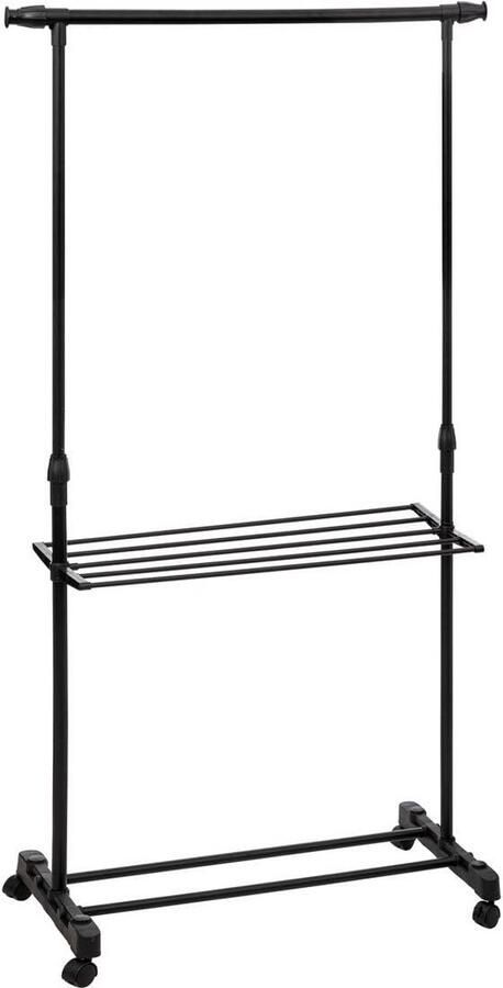 Senza Marchio 5five Kledingrek met droogrek op wielen