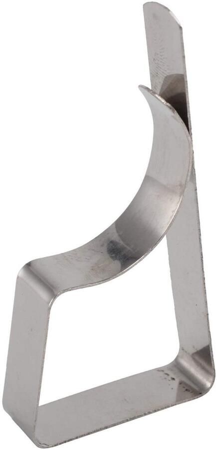 Senza Marchio 8 stks Tafelkleed Clips Roestvrij Staal Flexibele Tafelhoes Pegs Klemmen Tafelkleed Houders voor Grips Bruiloft Party Prom Marketeers Tableware Huishouden