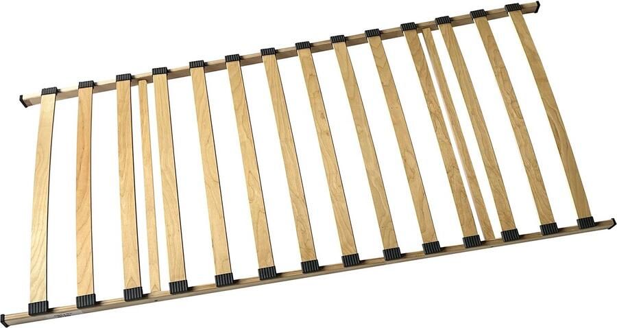 Senza Marchio ACAZA Flex Basic Lattenbodem Bedbodem van 90x190cm Beukenhout