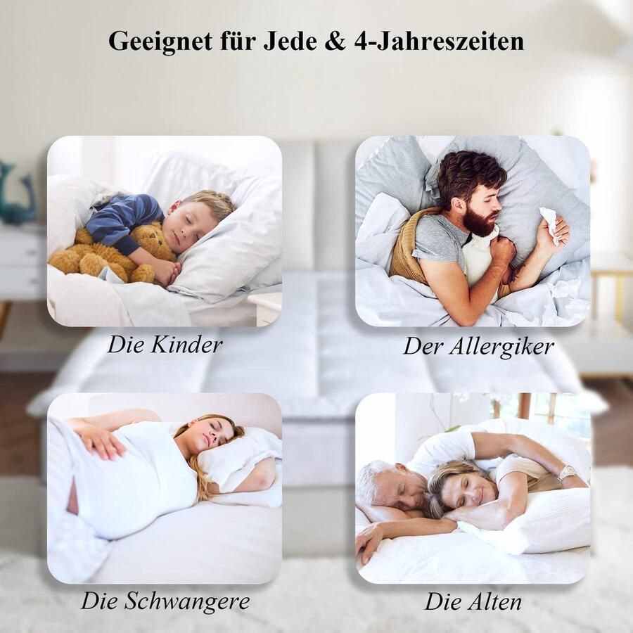 Senza Marchio Ademende matrastopper onderbed 140 x 200 cm van katoenweefsel wasbare matrastopper voor een aangenaam slaapgevoel en het weghouden van vuil matrasbeschermer voor matrassen en boxspringbed