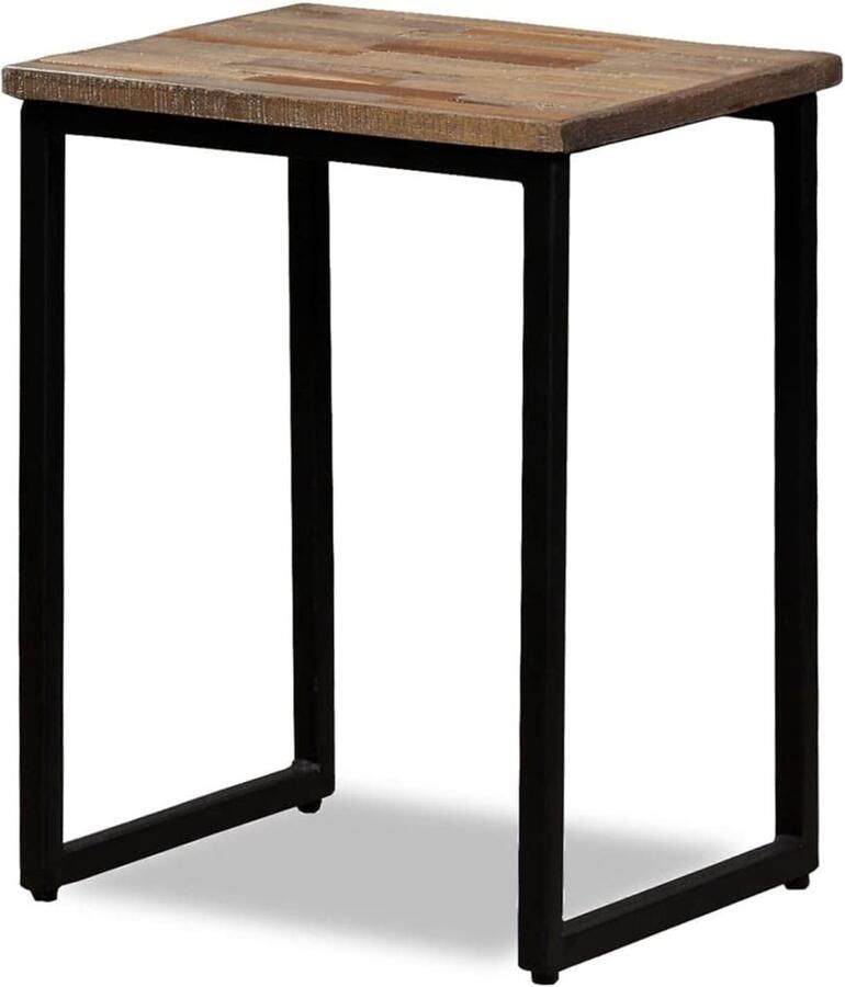 Senza Marchio AJJHUUKI Tuinmeubelen-Nesting Salontafel Set 3 Stuks Solid Reclaimed Teak-Meubels