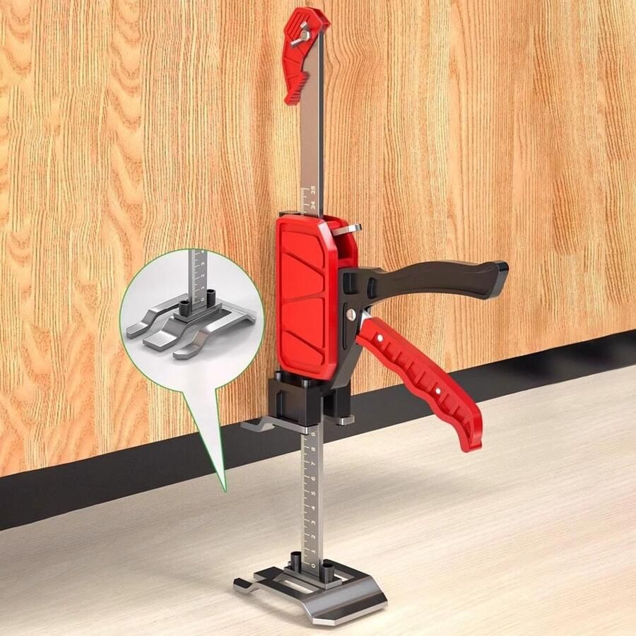 Senza Marchio Arm Jack Heavy Duty Labor Saving Furniture Jack Cabinet Jack Woodworking Tools Hand Jack Lift Tool Furniture Lifting Tool 200kg Load Bearing Jack Cabinet Installation Tool Furniture Lifter