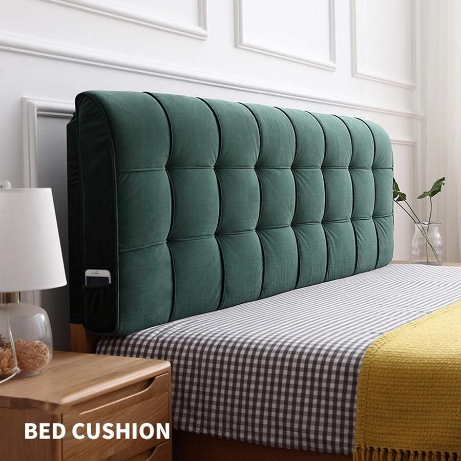 Senza Marchio ATRNA Hoofdbord Cover Bed Headboard Slipcover Bed Hoofdbord Cover Protector Stofdichte Stretch Effen Kleur Bed Hoofd Covers