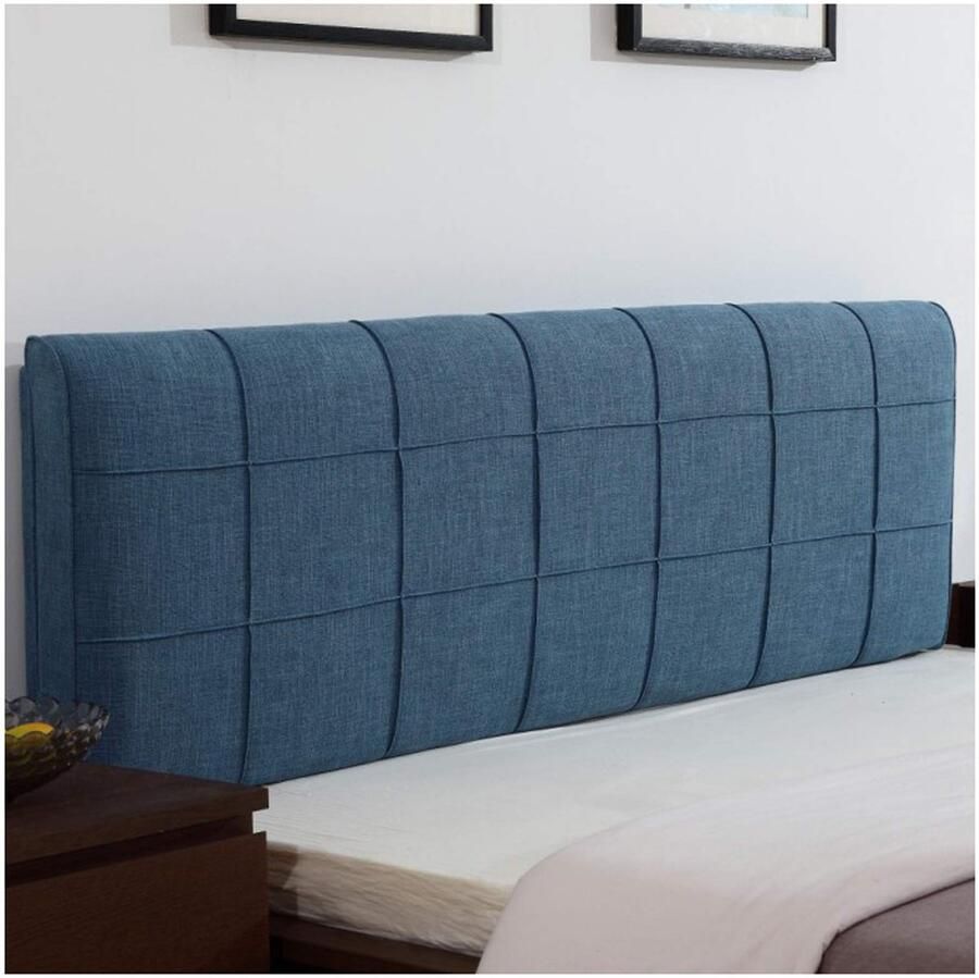 Senza Marchio ATRNA Hoofdborden Cover Slipcover Rugleuning Cover Nordic Stijl All-inclusive Headboards voor Bedden Cover Beschermende Bed Stof Cover
