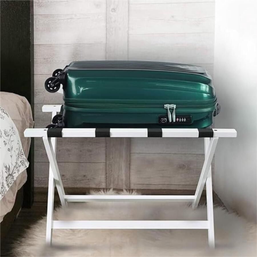 Senza Marchio Bagagerek voor op reis Casual Familie Sta-rek Van Bamboe Kan Een Draagbaar Bagagerek Opvouwen Reistas kofferstandaard