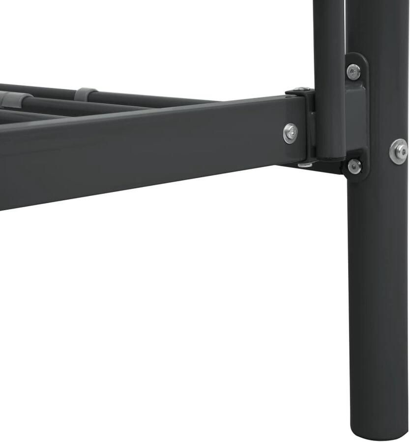 Senza Marchio BaraSh Stapelbed zwart metaal 140 x 200 cm 90 x 200 cm stapelbed voor kinderen en volwassenen frame voor stapelbed (SPU: 287905)