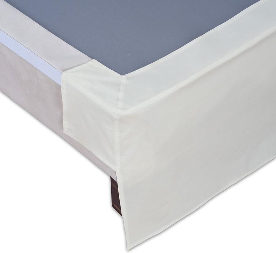 Senza Marchio Bed Maker's Til nooit je matras op microvezel wikkelrok met omslag op maat gemaakte stijl klassieke vallengte van 35 cm kingsize ivoor (verpakking kan variëren)