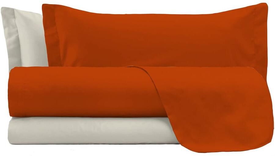 Senza Marchio Beddengoedset Natural Color Terra Crème tweepersoonsbed