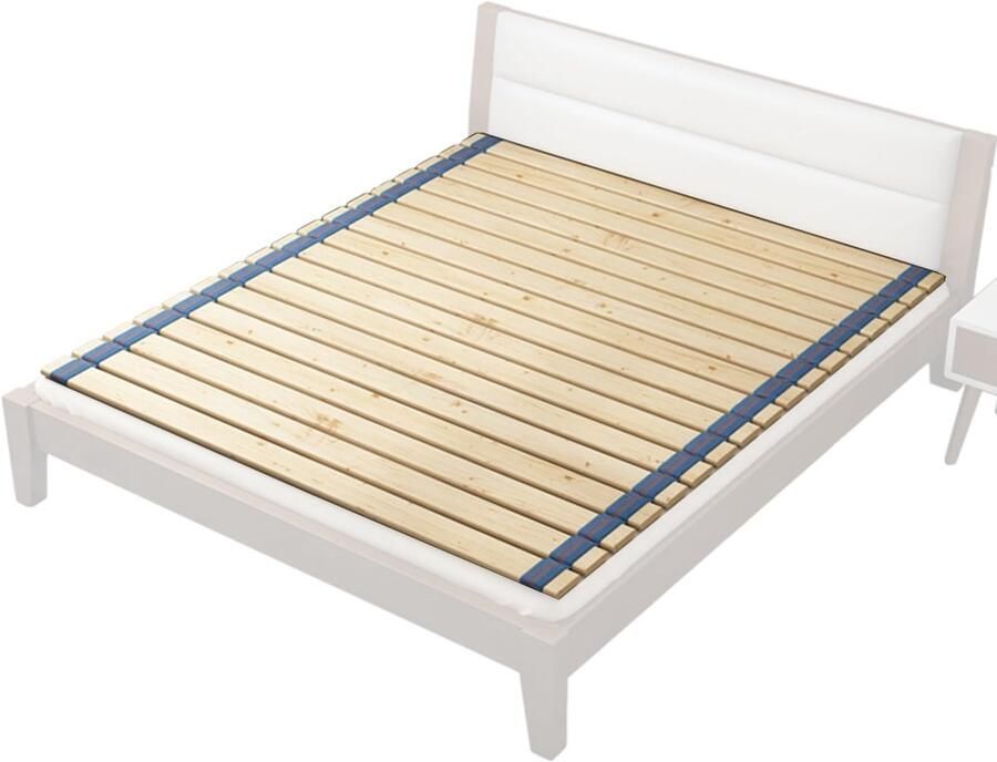 Senza Marchio LOWBDGFU Bedlatten draagbaar vouwbed bedlatten houten bedlatten vervangende matras in 90 100 120 cm eenpersoons 135 150 cm tweepersoons 180 cm queensize opvouwbare bedplanken en