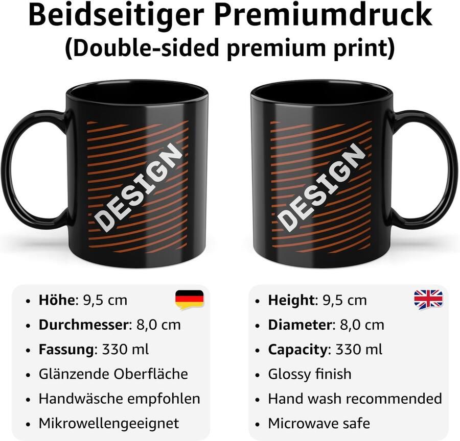 Senza Marchio I love Cornhole Zitzak Professionele Koffiemok Game Planken Cornhole Cup zwart (07658W)