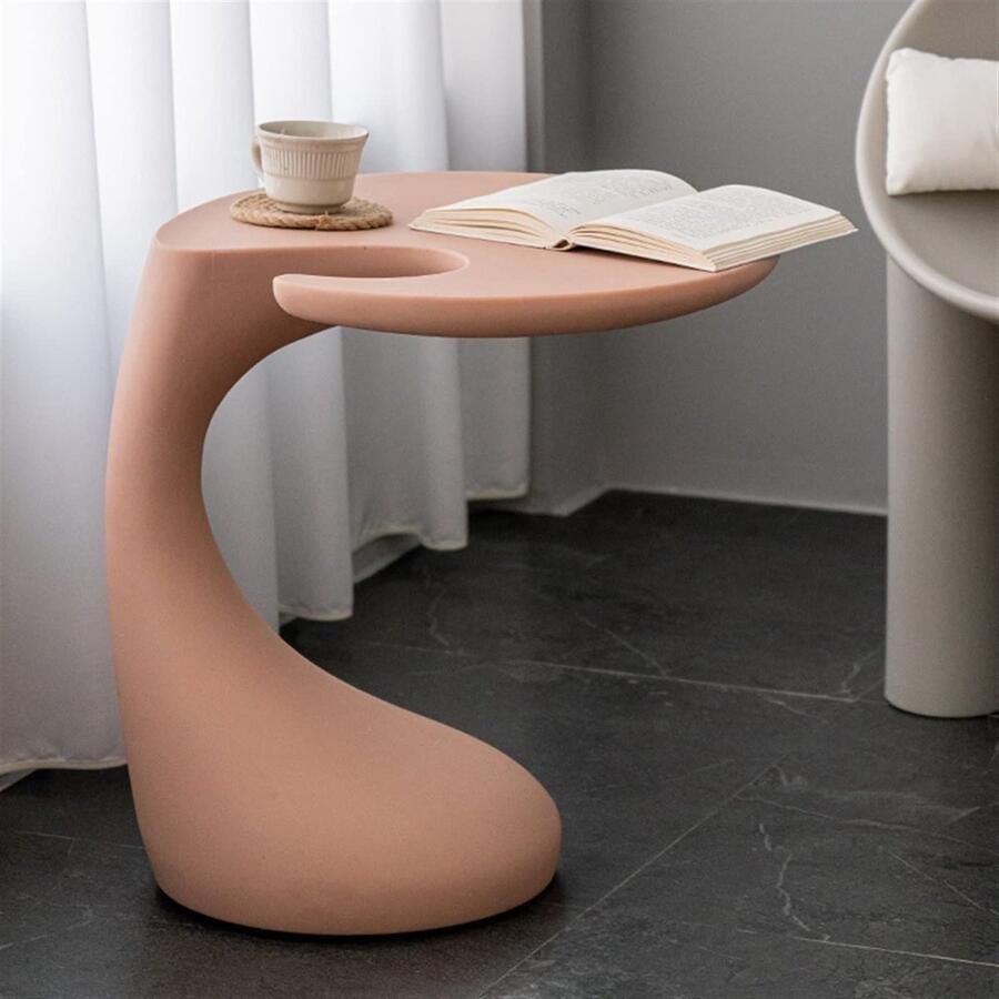 Senza Marchio Bijzettafel Console Tables Nesting Tables Nordic Creative Sofa Side Table Plastic Coffee Table Small Apartment Balcony Corner Table Bedroom Bedside Table End Tables edestal Tables (Color : 5) (3)