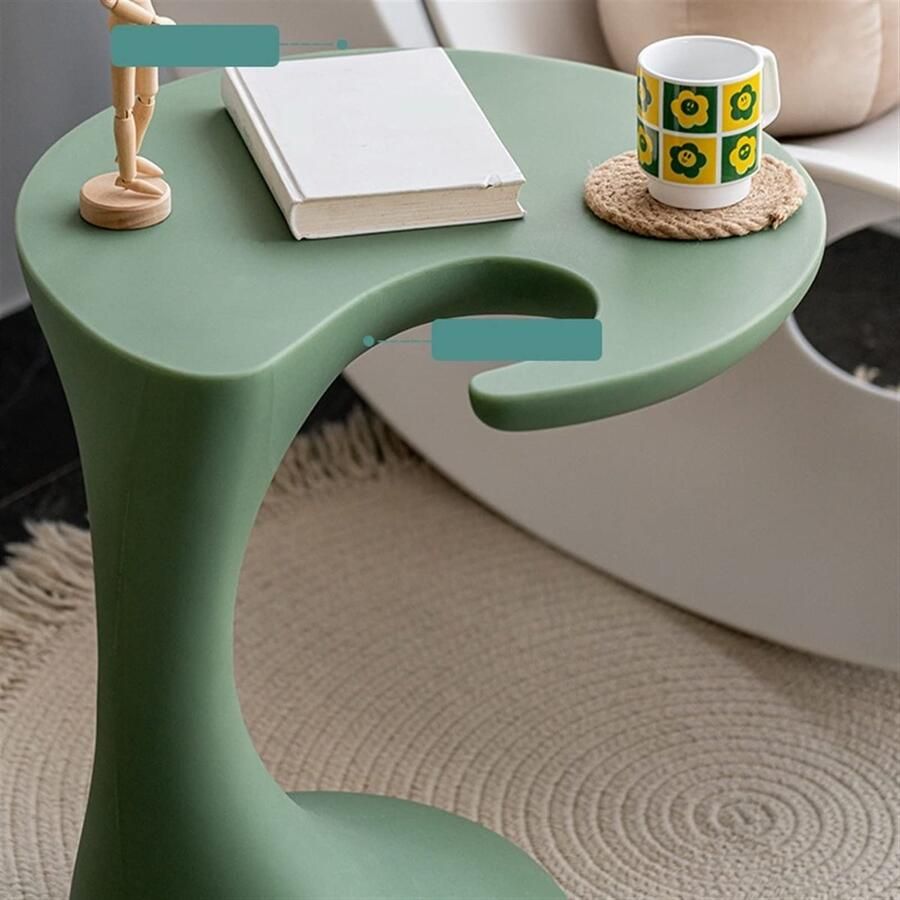 Senza Marchio Bijzettafel Console Tables Nesting Tables Nordic Creative Sofa Side Table Plastic Coffee Table Small Apartment Balcony Corner Table Bedroom Bedside Table End Tables edestal Tables (Color : 5) (4)