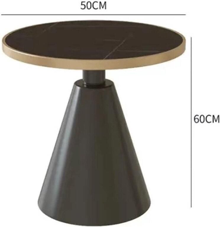 Senza Marchio Bijzettafel Console Tables Nesting Tables Nordic Light Luxury Living Room Side Table Small Coffee Table Sofa Side Table Round Table Simple Iron Art Creative End Tables edestal Tables (Color : 2) (5)