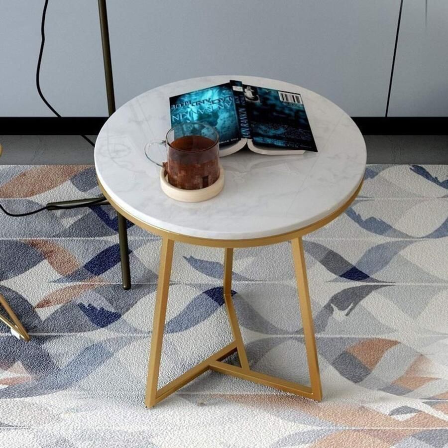 Senza Marchio Bijzettafel Salontafel Luxe Nesting Table Studio Bar End Table Receptie Minimalistische Accent Tafel Balkon Woonkamer Salontafel Nordic Lounge