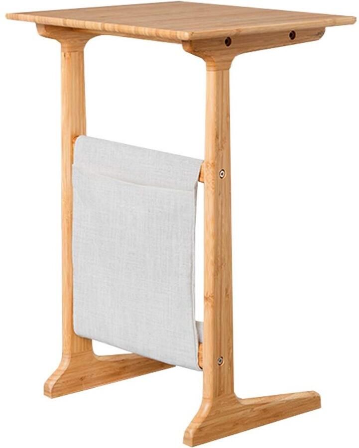 Senza Marchio Bijzettafel Woonkamer Eindtafel Salontafel Laptopstandaard Nachtkastje Slaapbank Verpleegtafel Bamboe Nesting Tables (Color : A)