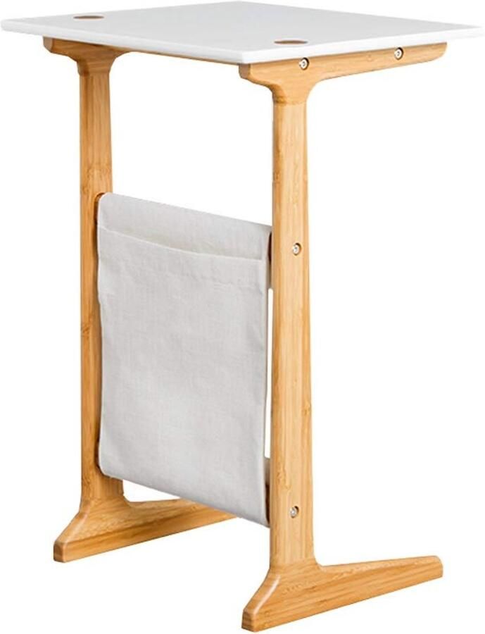 Senza Marchio Bijzettafel Woonkamer Eindtafel Salontafel Laptopstandaard Nachtkastje Slaapbank Verpleegtafel Bamboe Nesting Tables (Color : B)