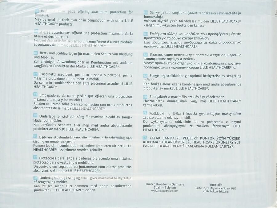 Senza Marchio BTW EXEMPT Bed Pads normale grootte 4 60 x 90cm (1430ml) pak van 35