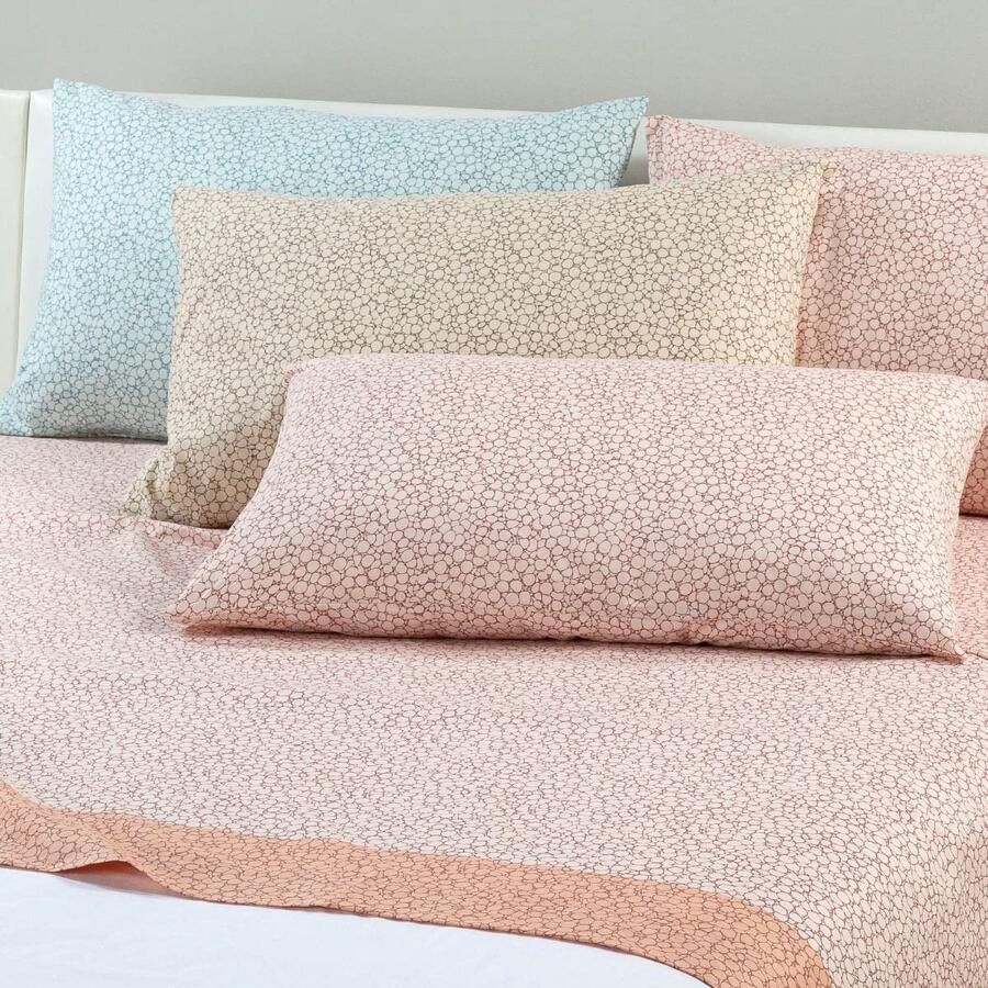 Senza Marchio Caleffi Beddengoedset voor tweepersoonsbed geometrisch anijs