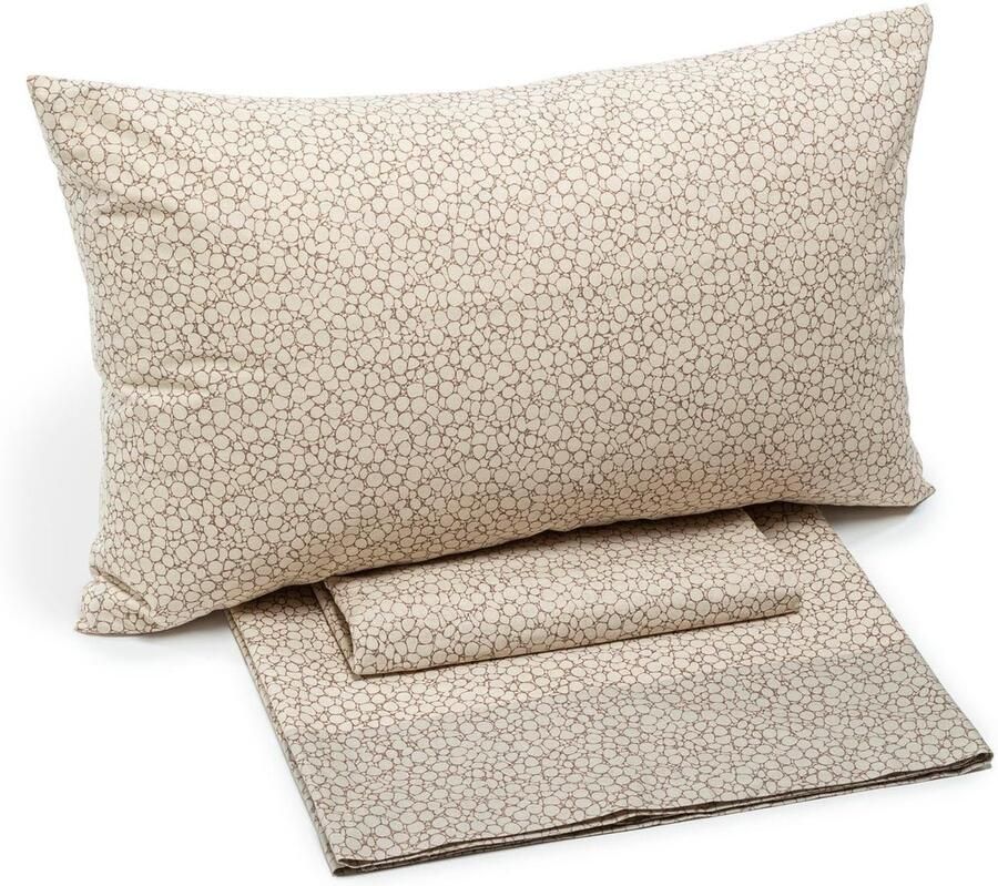 Senza Marchio Caleffi Beddengoedset voor tweepersoonsbed geometrisch natuurlijke kleuren