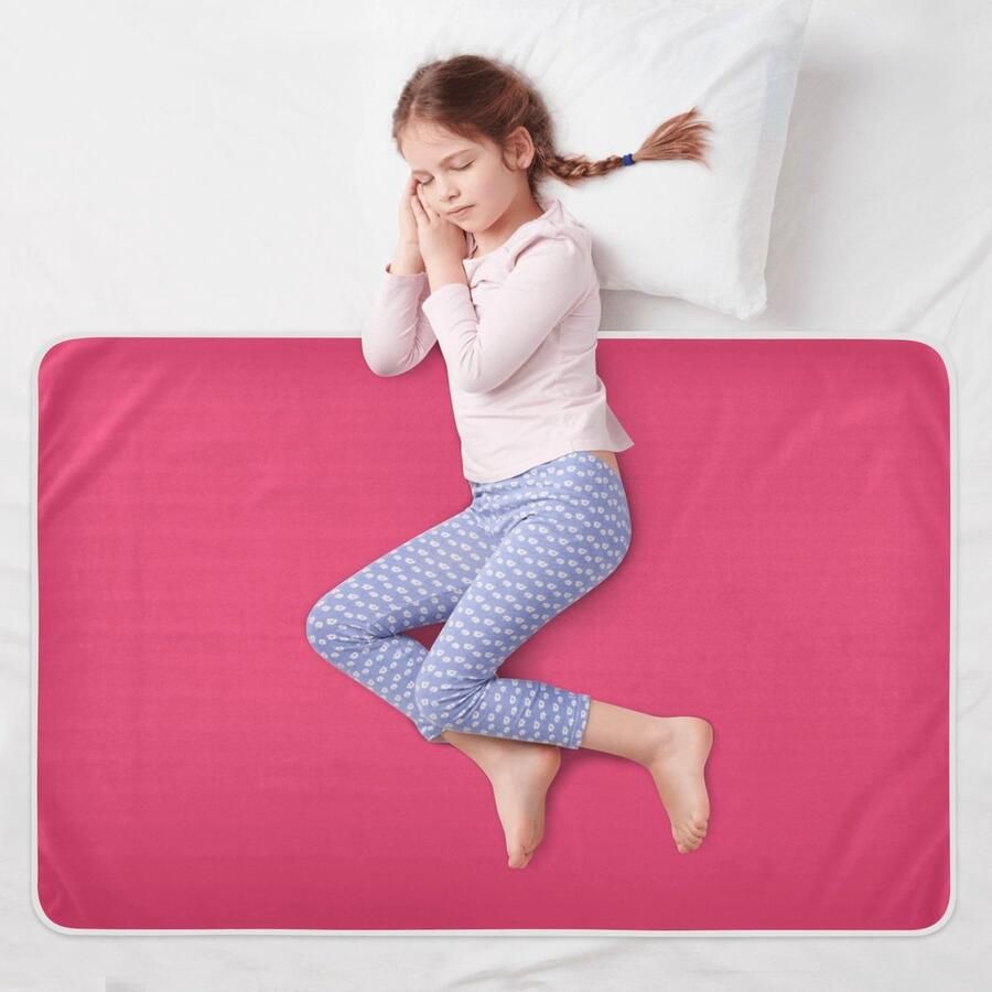 Senza Marchio Canary Yellow Absorberende Lekbestendige Pad Protector 34 x 52 Inches Bed Wetting Pad